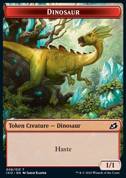 Dinosaur Token (Red 1/1) - Ikoria: Lair of Behemoths: Extras (Token) [XIKO-T08]