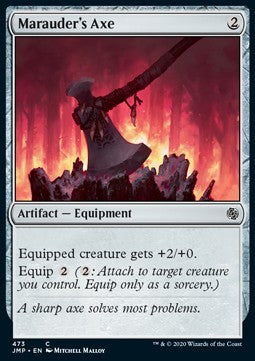 Marauder's Axe - Jumpstart (Common) [JMP-473]