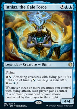 Inniaz, the Gale Force - Jumpstart (Rare) [JMP-12]