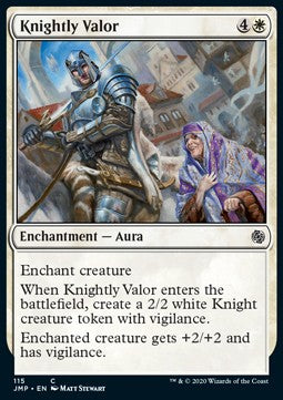 Knightly Valor - Jumpstart (Common) [JMP-115]