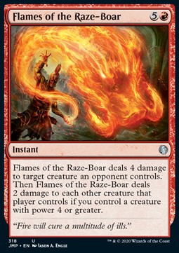 Flames of the Raze-Boar - Jumpstart (Uncommon) [JMP-318]