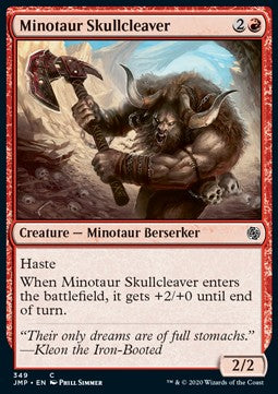 Minotaur Skullcleaver - Jumpstart (Common) [JMP-349]