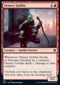 Ornery Goblin - Jumpstart (Common) [JMP-353]