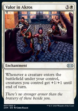 Valor in Akros - Double Masters (Uncommon) [2XM-37]