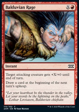 Balduvian Rage - Double Masters (Common) [2XM-115]