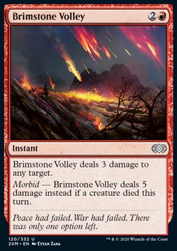 Brimstone Volley - Double Masters (Uncommon) [2XM-120]