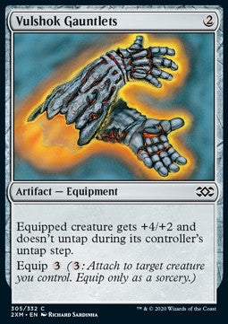 Vulshok Gauntlets - Double Masters (Common) [2XM-305]