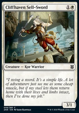 Cliffhaven Sell-Sword - Zendikar Rising (Common) [ZNR-8]