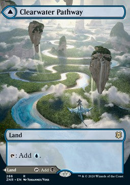 Clearwater Pathway // Murkwater Pathway - Zendikar Rising: Extras (Rare) [XZNR-286]