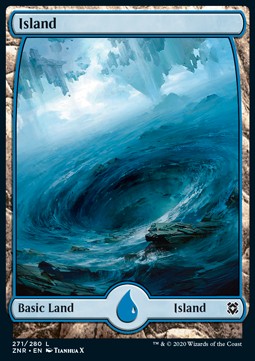 Island (V.3) - Zendikar Rising (Land) [ZNR-271]