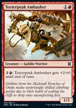 Teeterpeak Ambusher - Zendikar Rising (Common) [ZNR-169]