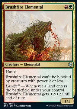 Brushfire Elemental - Zendikar Rising (Uncommon) [ZNR-221]
