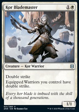 Kor Blademaster - Zendikar Rising (Uncommon) [ZNR-21]
