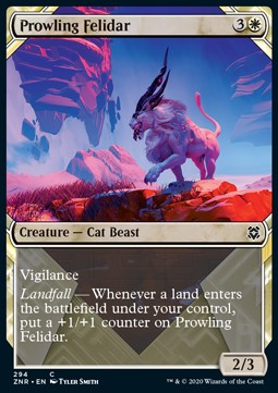 Prowling Felidar - Zendikar Rising: Extras (Common) [XZNR-294]