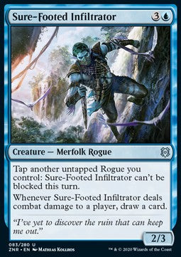 Sure-Footed Infiltrator - Zendikar Rising (Uncommon) [ZNR-83]