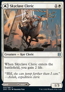 Skyclave Cleric // Skyclave Basilica - Zendikar Rising (Uncommon) [ZNR-40]