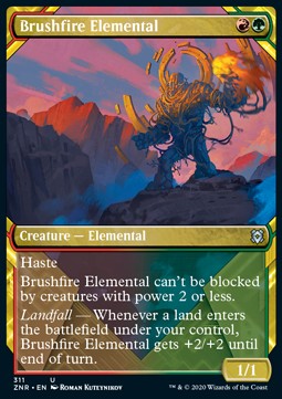 Brushfire Elemental - Zendikar Rising: Extras (Uncommon) [XZNR-311]