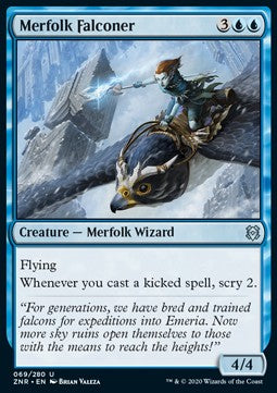 Merfolk Falconer - Zendikar Rising (Uncommon) [ZNR-69]