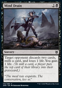 Mind Drain - Zendikar Rising (Common) [ZNR-114]