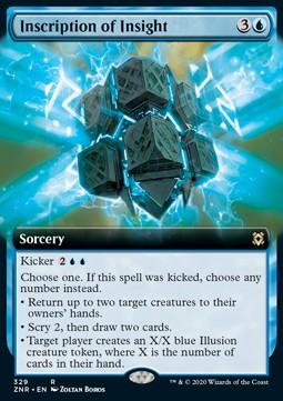 Inscription of Insight - Zendikar Rising: Extras (Rare) [XZNR-329]