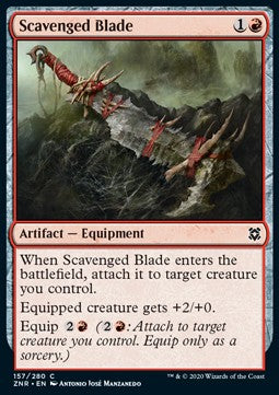 Scavenged Blade - Zendikar Rising (Common) [ZNR-157]