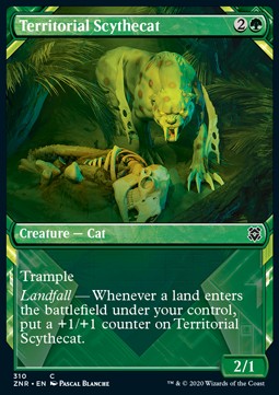 Territorial Scythecat - Zendikar Rising: Extras (Common) [XZNR-310]