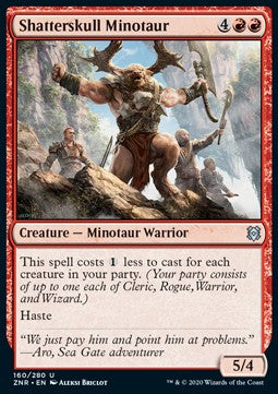 Shatterskull Minotaur - Zendikar Rising (Uncommon) [ZNR-160]
