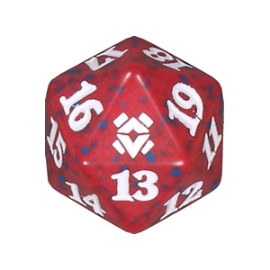 Zendikar Rising: D20 Die (Red) - Zendikar Rising