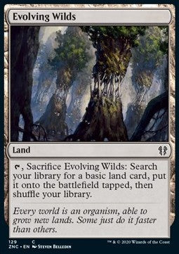 Evolving Wilds - Commander: Zendikar Rising (Common) [ZNC-129]