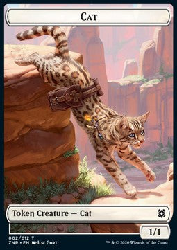 Cat Token (W 1/1) // Insect Token (G 1/1) - Zendikar Rising: Extras (Token) [XZNR-T 2/7]