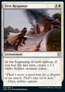 First Response - Commander Legends (Uncommon) [CMR-22]