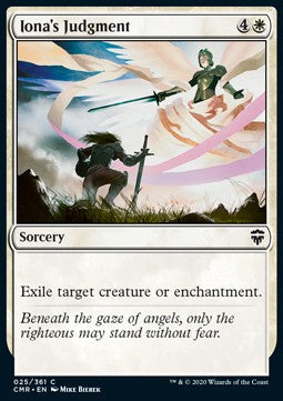 Iona's Judgment - Commander Legends (Common) [CMR-25]