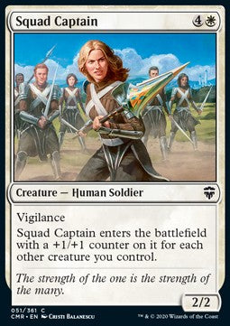 Squad Captain - Commander Legends (Common) [CMR-51]