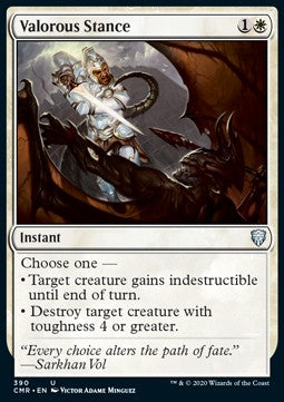 Valorous Stance - Commander Legends: Extras (Uncommon) [XCMR-390]