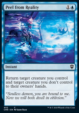 Peel from Reality - Commander Legends: Extras (Common) [XCMR-402]