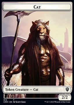 Cat Token (W 2/2) // Soldier Token (W 1/1) - Commander Legends: Extras (Token) [XCMR-T 15/16]