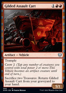 Gilded Assault Cart - Kaldheim: Extras (Uncommon) [XKHM-390]