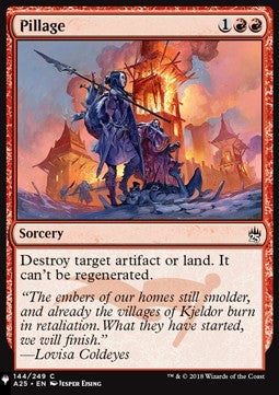 Pillage - The List (Common) [ZNL-144]