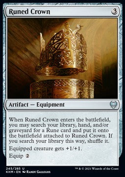 Runed Crown - Kaldheim (Uncommon) [KHM-245]