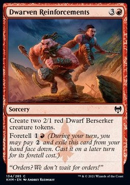 Dwarven Reinforcements - Kaldheim (Common) [KHM-134]