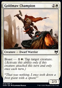 Goldmaw Champion - Kaldheim (Common) [KHM-14]