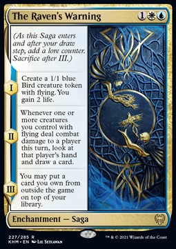 The Raven's Warning - Kaldheim (Rare) [KHM-227]