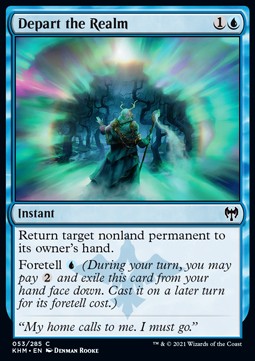 Depart the Realm - Kaldheim (Common) [KHM-53]