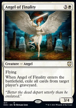 Angel of Finality - Commander: Kaldheim (Rare) [KHC-17]