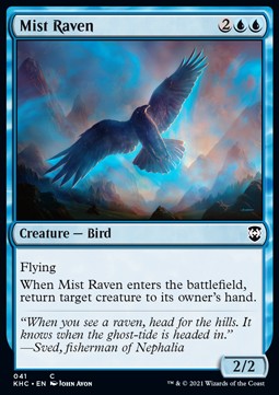 Mist Raven - Commander: Kaldheim (Common) [KHC-41]
