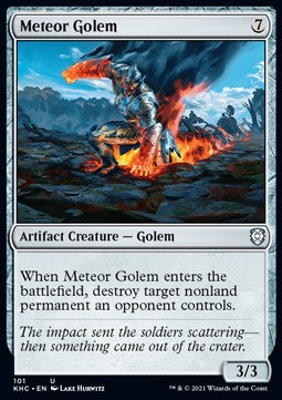 Meteor Golem - Commander: Kaldheim (Uncommon) [KHC-101]