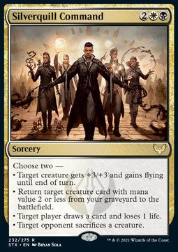 Silverquill Command - Strixhaven: School of Mages (Rare) [STX-232]