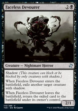 Faceless Devourer - Time Spiral Remastered (Uncommon) [TSR-115]