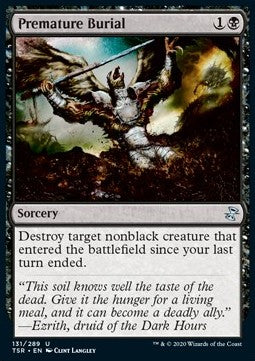 Premature Burial - Time Spiral Remastered (Uncommon) [TSR-131]