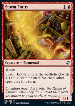 Storm Entity - Time Spiral Remastered (Uncommon) [TSR-193]